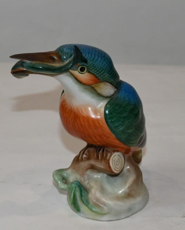  Porcelain Bird Herend Mid 20th Century